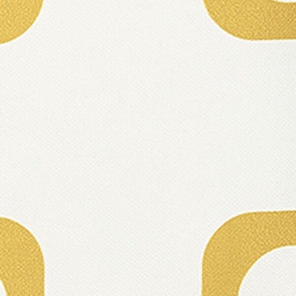 Homeroots Yellow Geometric Squares Decorative Throw Pillow Cover 18 x 18 in. - 355592