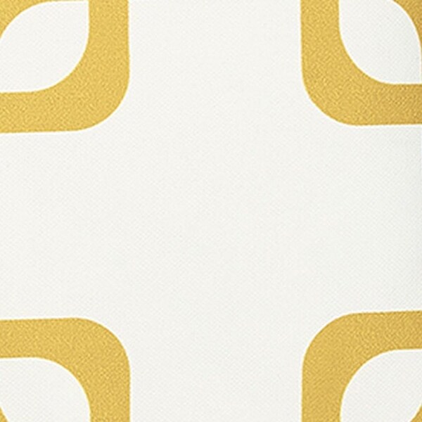 Homeroots Yellow Geometric Squares Decorative Throw Pillow Cover 18 x 18 in. - 355592