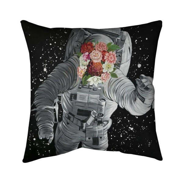 Begin Home Decor 26 x 26 in. Dreaming of Space-Double Sided Print Indoor Pillow - 5541-2626-MI113