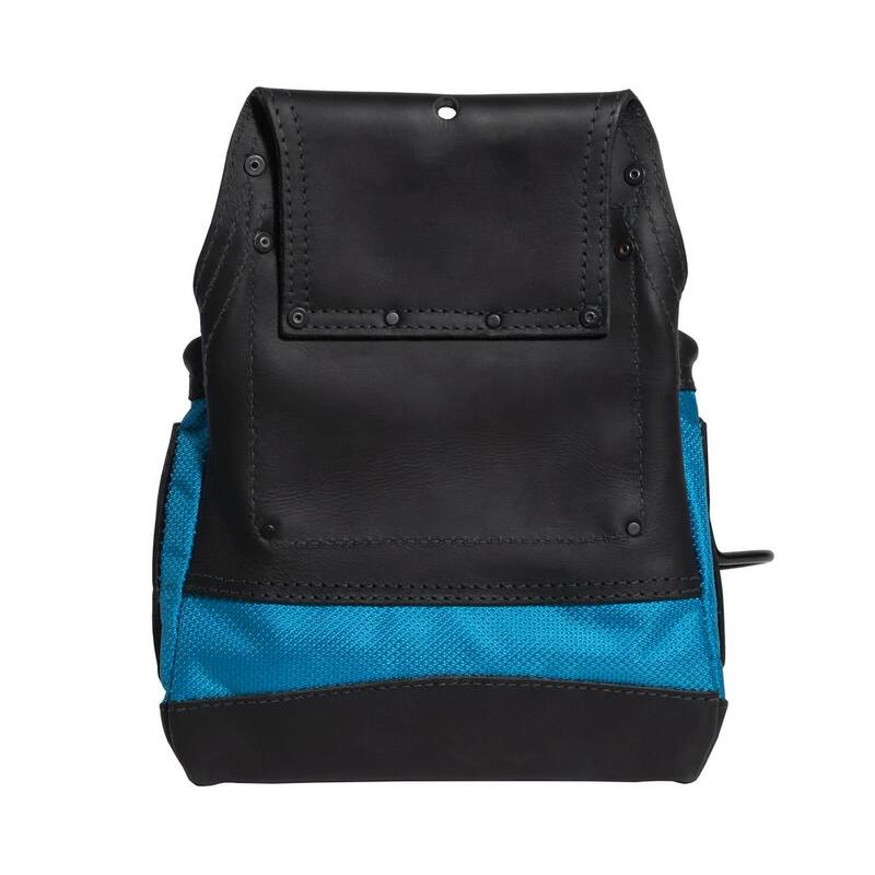 OX TOOLS OX Ultimate 10-Pocket Leather and Nylon Fastener Tool Pouch with Kevlar Reinforcement - OX-U268501
