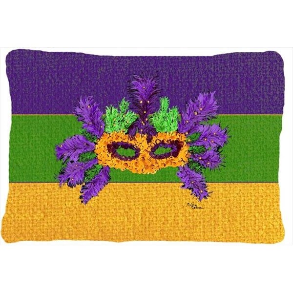 Carolines Treasures Carolines Treasures 8389PW1216 Mardi Gras Indoor & Outdoor Fabric Decorative Pillow - 8389PW1216