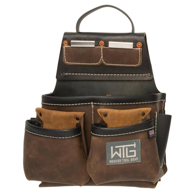Weaver Tool Gear Leather Electrician Left Pouch Leather Brown - 85900-90-01
