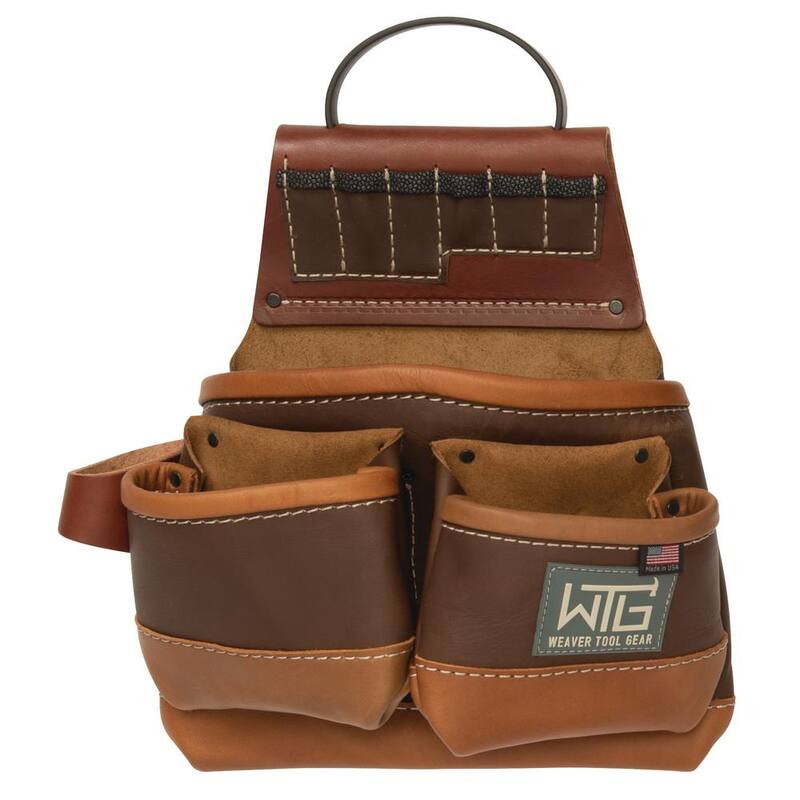 Weaver Tool Gear Leather Roofer Pro Left Pouch Leather Brown - 85852-90-01