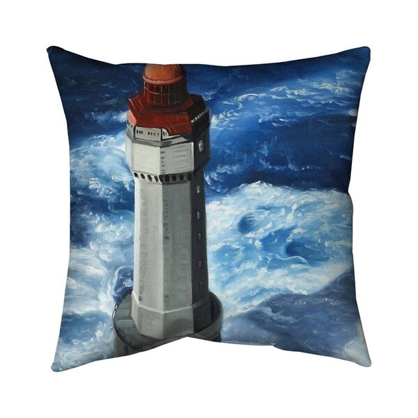 Begin Home Decor 26 x 26 in. The Headlight of Jument-Double Sided Print Indoor Pillow - 5541-2626-CO77