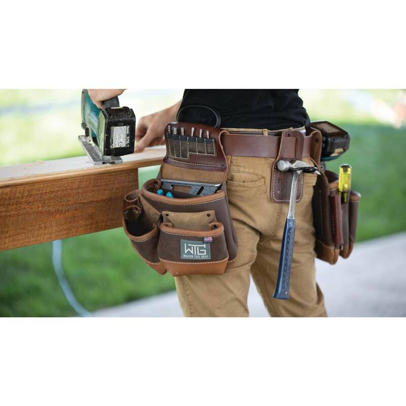 Weaver Tool Gear Leather Framer Pro Left Pouch Brown - 85850-90-01