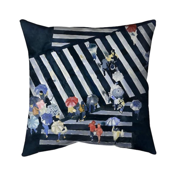 Begin Home Decor 20 x 20 in. Main Street-Double Sided Print Indoor Pillow - 5541-2020-ST61