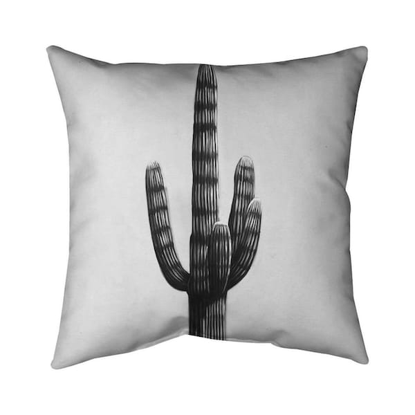 Fondo 26 x 26 in. Large Cactus-Double Sided Print Indoor Pillow - FO2794682
