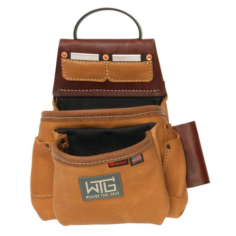 Weaver Tool Gear Left-Handed Leather Super Framer Left Pouch Leather Brown - 85810-90-01