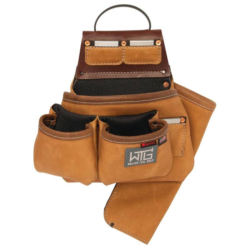 Weaver Tool Gear Leather Super Roofer Right Pouch Leather Brown - 85802-91-01