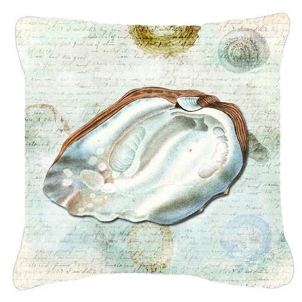 Carolines Treasures Carolines Treasures SB3031PW1414 14 x 14 in. Shells Fabric Decorative Pillow - SB3031PW1414