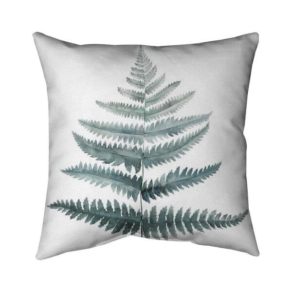 Begin Home Decor 20 x 20 in. Fern-Double Sided Print Indoor Pillow - 5541-2020-FL310