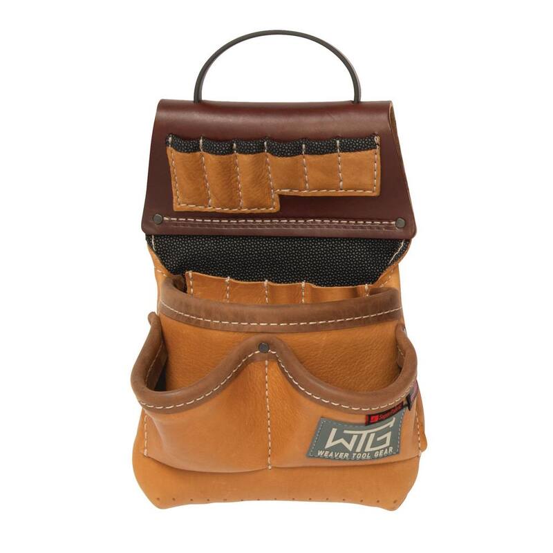 Weaver Tool Gear Leather Super Trimmer Left Pouch Brown - 85801-90-01