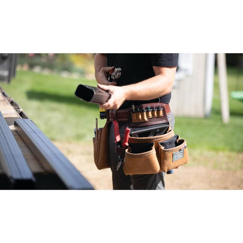 Weaver Tool Gear Leather Super Framer Left Pouch Brown - 85800-90-01