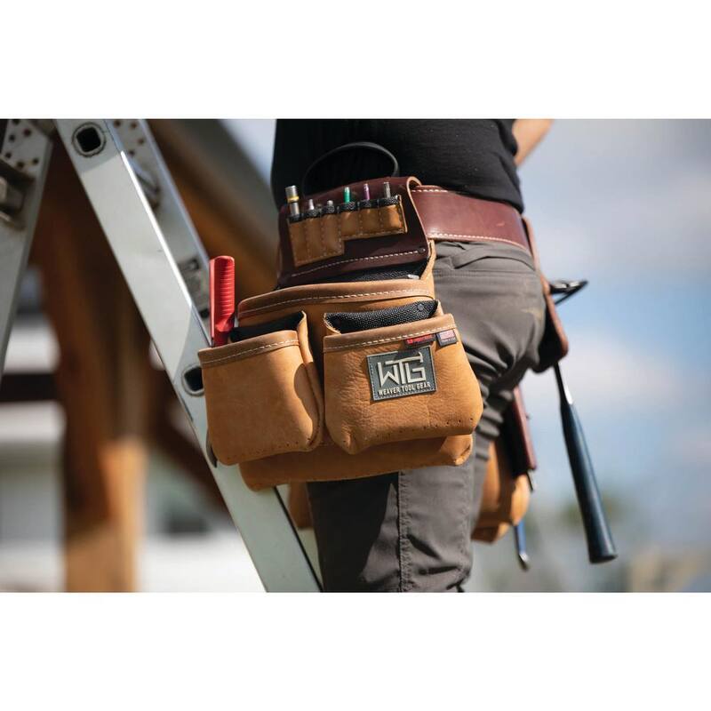 Weaver Tool Gear Leather Super Framer Left Pouch Brown - 85800-90-01