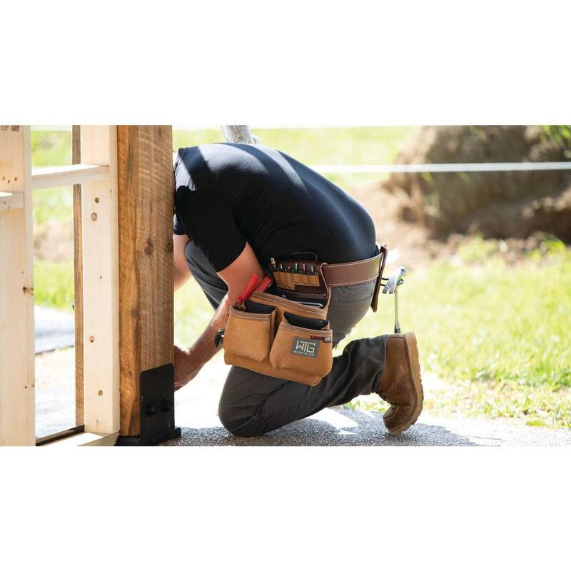 Weaver Tool Gear Leather Super Framer Left Pouch Brown - 85800-90-01