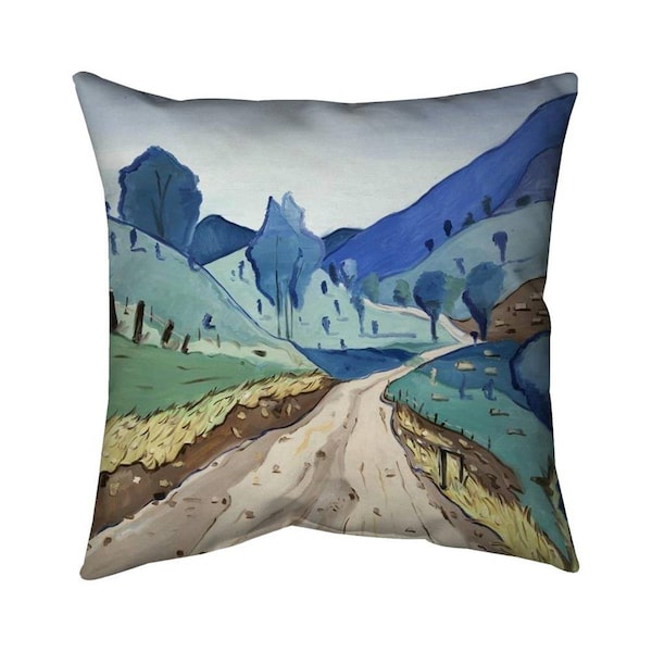 Fondo 26 x 26 in. Tuscany Trail-Double Sided Print Indoor Pillow - FO2778928