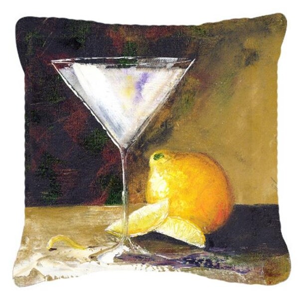 Carolines Treasures Carolines Treasures TMTR0035PW1414 Lemon Martini by Malenda Trick Canvas Decorative Pillow - TMTR0035PW1414