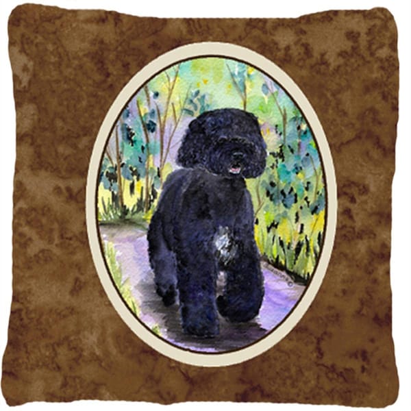 Jensendistributionservices Portuguese Water Dog Decorative Indoor & Outdoor Fabric Pillow - MI2556705