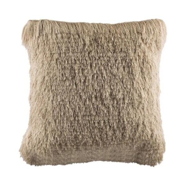 Safavieh Chic Shag Pillow, Beige - PLS735A-1220