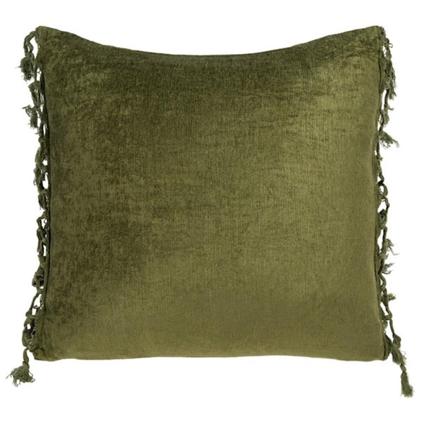 Safavieh 18 x 18 in. Dandria Pillow, Dark Green - PLS6534B-1818