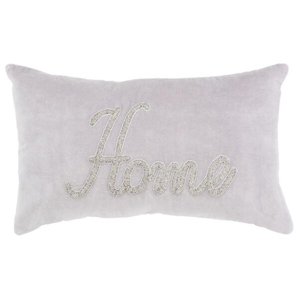 Safavieh 12 x 20 in. Home Gray Pillow - PLS6514A-1220