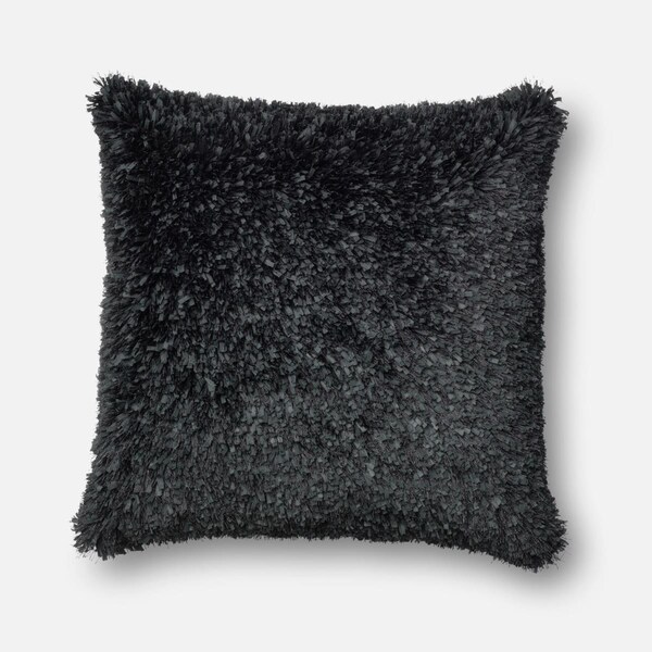 Loloi 22 x 22 in. Decorative Pillow Cover - Black - P017P0045BL00PIL3