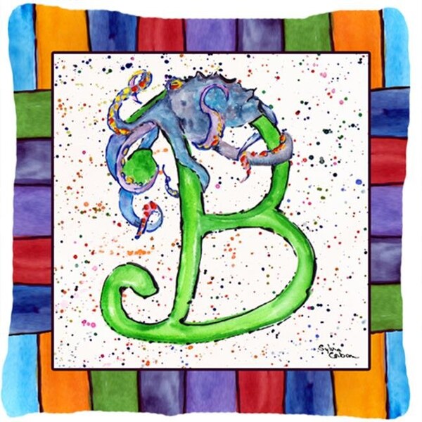 Carolines Treasures Carolines Treasures 8425-BPW1414 14 x 14 in. Beach and Seafood Decorative Fabric Pillow - 8425-BPW1414