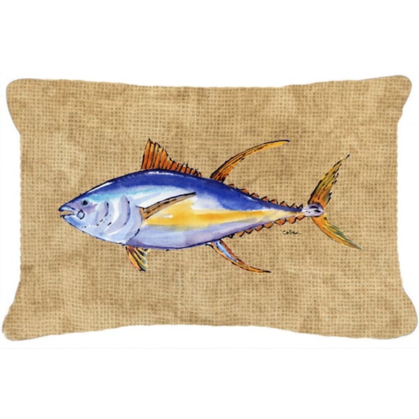 Jensendistributionservices 12 x 16 In. Tuna Fish Indoor & Outdoor Fabric Decorative Pillow - MI2554172