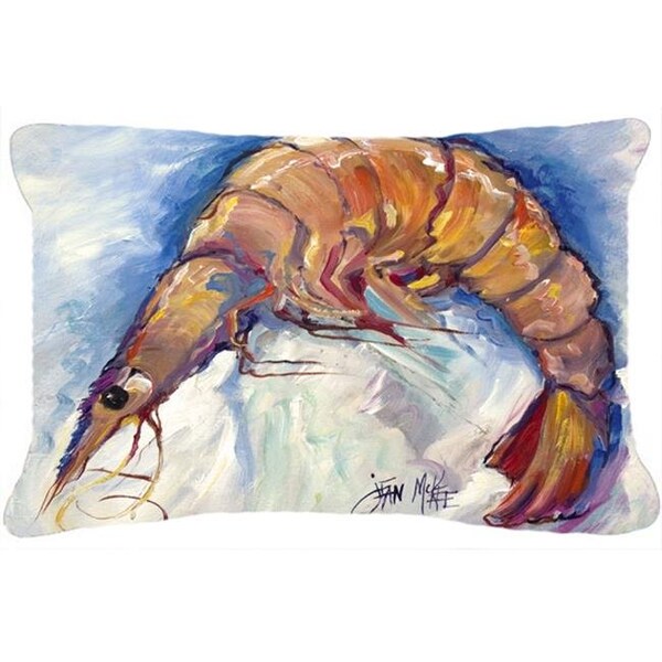 Carolines Treasures Carolines Treasures JMK1112PW1216 Shrimp Canvas Fabric Decorative Pillow - JMK1112PW1216