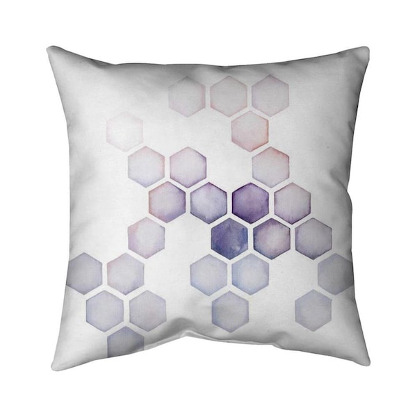 Fondo 26 x 26 in. Alveoli-Double Sided Print Indoor Pillow - FO2773669