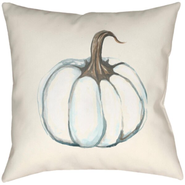 Artistic Weavers Lodge Cabin Pumpkin Poly Filled Pillow - 18 x 18 in. - LGCB2086-1818