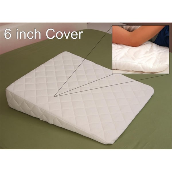 Living Healthy Products 6 in. 383 Thread Count Soft Padded Cover for Acid Reflux Pillow - ARC6-002-01
