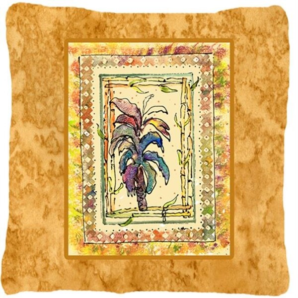 Carolines Treasures Carolines Treasures 8615PW1414 Palm Tree Indoor & Outdoor Fabric Decorative Pillow - 8615PW1414