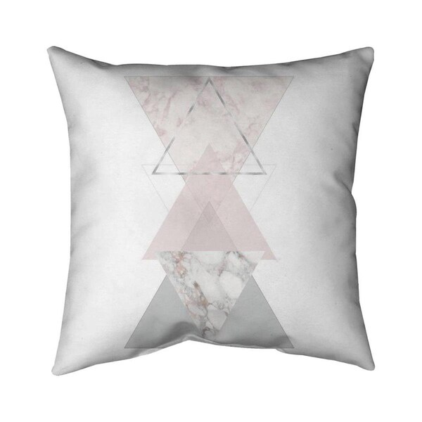 Fondo 26 x 26 in. Geometric Art-Double Sided Print Indoor Pillow - FO2796280