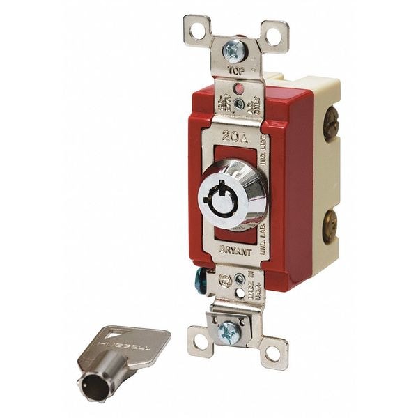 Zoro Select Wall Switch, 1-Poke, 20A, Brown, 1-1/2HP - 4901RKL