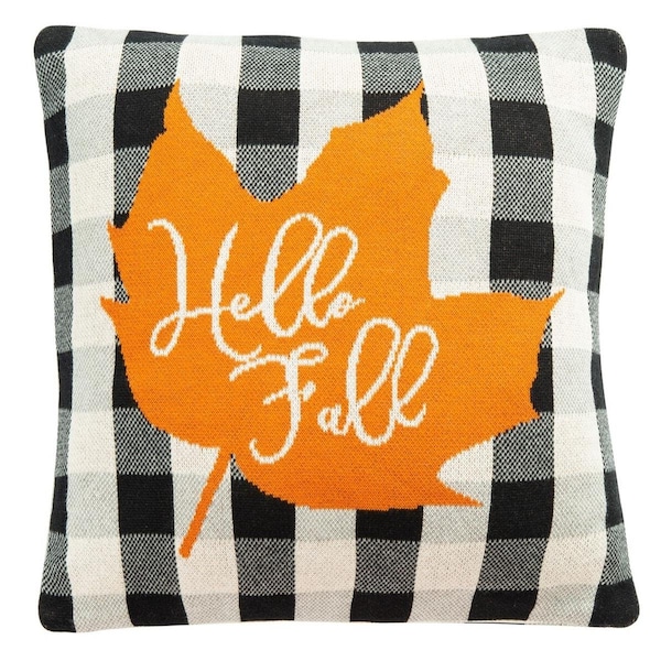Safavieh 18 x 18 in. Hello Leaf Pillow, Assorted - HOL3206A-1818