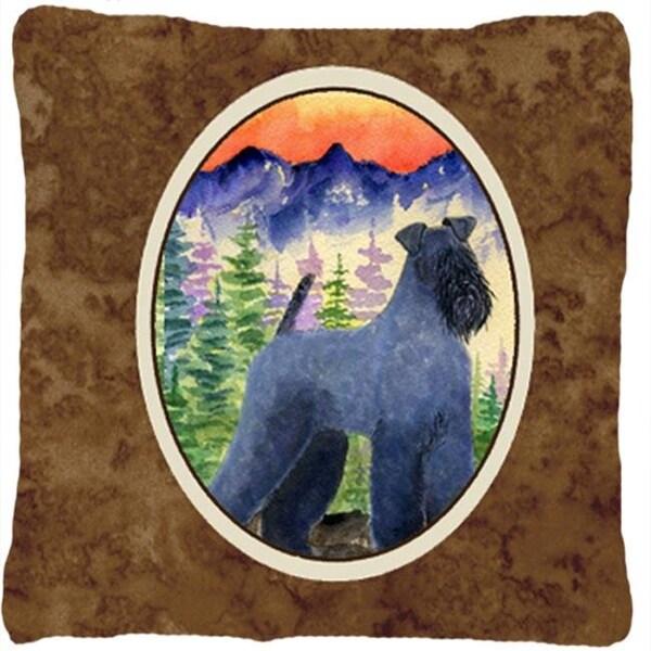Carolines Treasures Carolines Treasures SS8223PW1414 Kerry Blue Terrier Decorative Indoor & Outdoor Fabric Pillow - SS8223PW1414