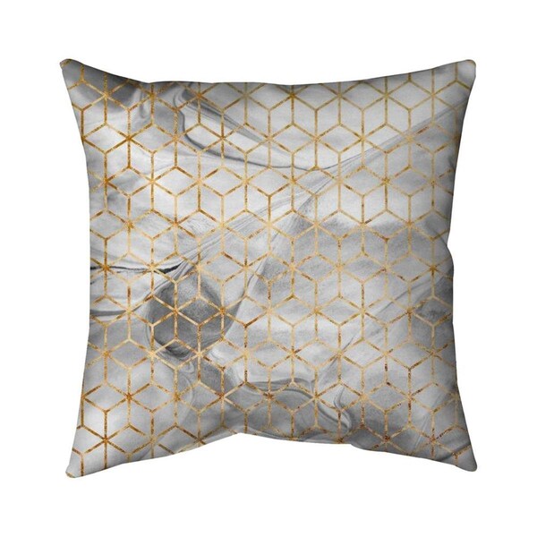 Begin Home Decor 26 x 26 in. Symmetry-Double Sided Print Indoor Pillow - 5541-2626-PA1