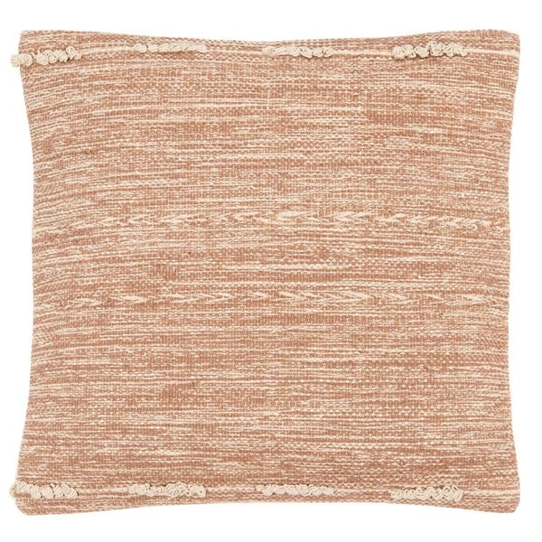 Safavieh 18 x 18 in. Nikola Pillow, Peach - PLS9708A-1818