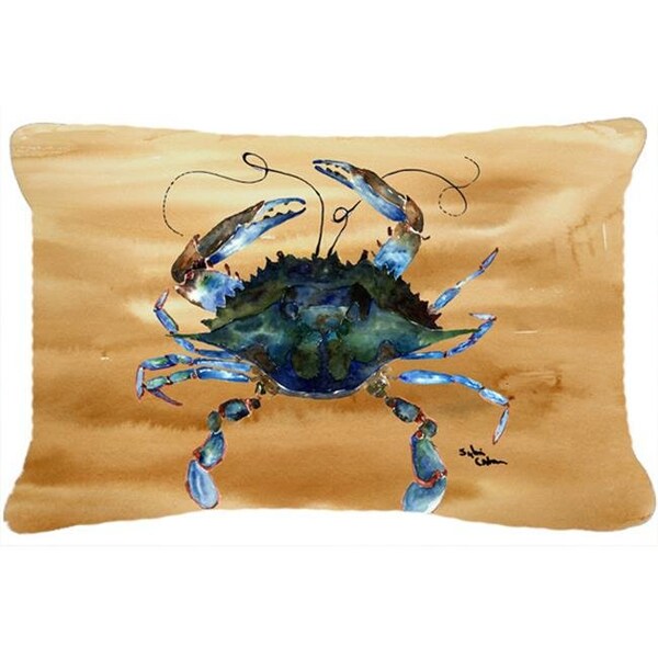 Jensendistributionservices Crab Indoor & Outdoor Fabric Decorative Pillow - MI719206