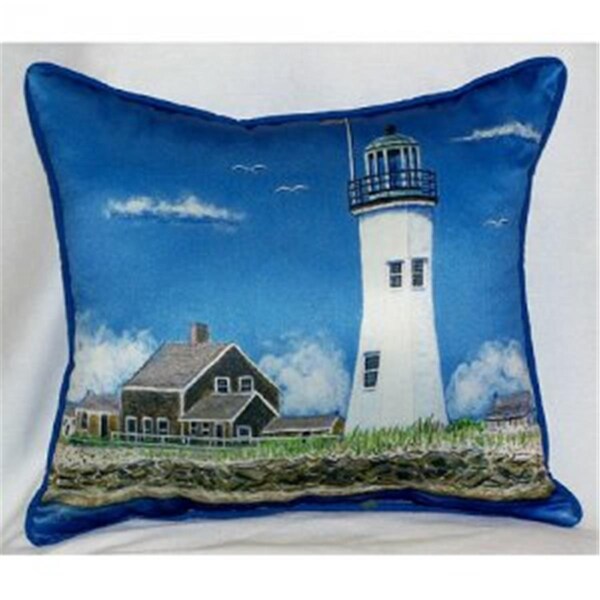 Jensendistributionservices Scituate MA Lighthouse Throw Pillow, 20 x 24 in. - MI48760