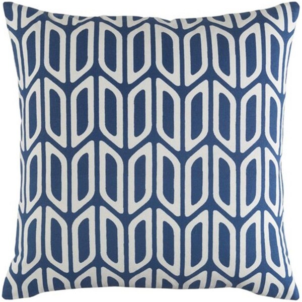 Artistic Weavers Trudy Nellie Throw Pillow Cover- Navy - TRUD7132-1818