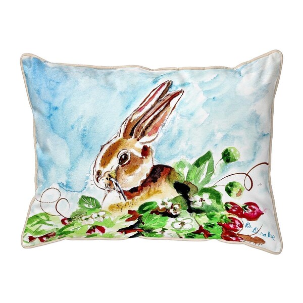 Betsy Drake 16 x 20 in. Jack Rabbit Left Large Pillow - HJ816