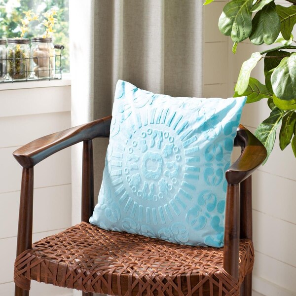 Safavieh Shayla Pillow, Teal - PLS7058A-1818