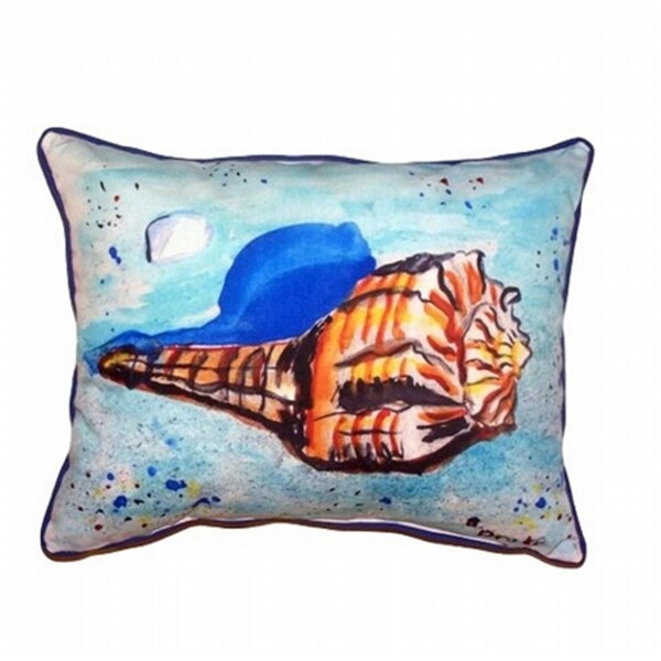 Betsy Drake Amber Shell Extra Large Zippered Pillow - 20 x 24 in. - ZP533