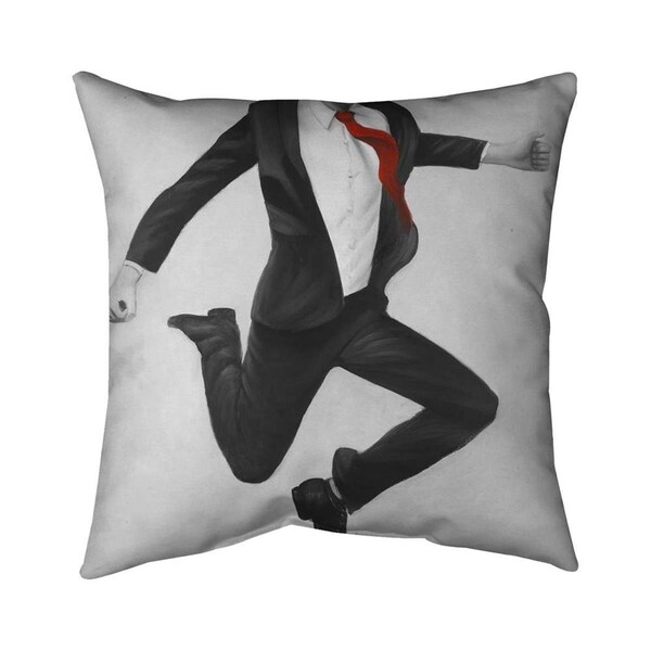 Begin Home Decor 20 x 20 in. Happy Classic Man-Double Sided Print Indoor Pillow - 5541-2020-FA10