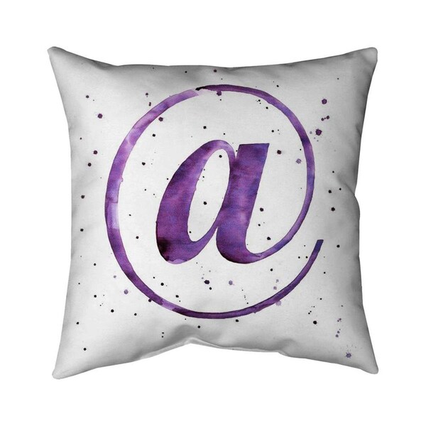 Begin Home Decor 26 x 26 in. At-Double Sided Print Indoor Pillow - 5541-2626-TY20