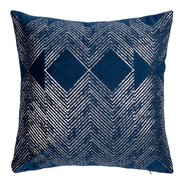 Safavieh Sarla Pillow Navy Grey & Poly Fill - PLS7144C-1818