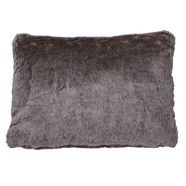 Dare2Decor 14 x 20 in. Light Brown Snow Deer Collection Pillow - Light Brown - 14 x 20 in. - DA3246029