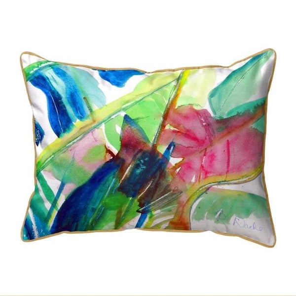 Betsy Drake Betsy Drake HJ1123 16 x 20 in. Pink Palms Large Indoor & Outdoor Pillow - HJ1123
